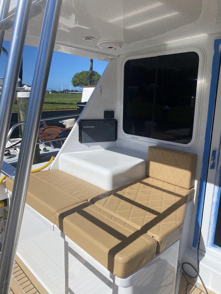 Custom marine cushions and upholstery