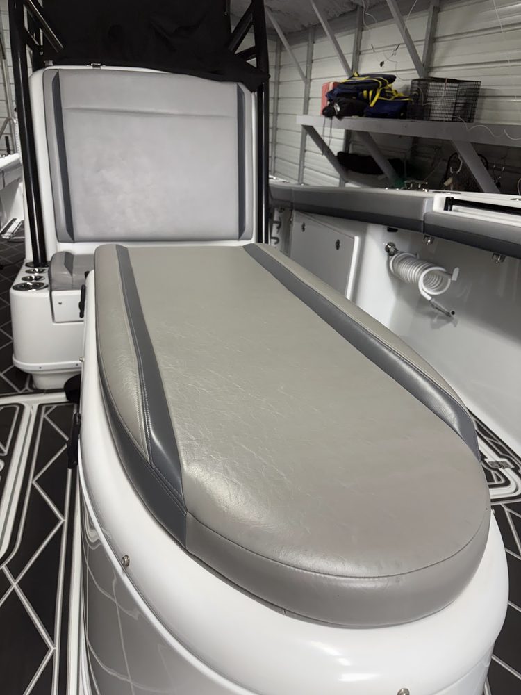 Custom marine cushions and upholstery
