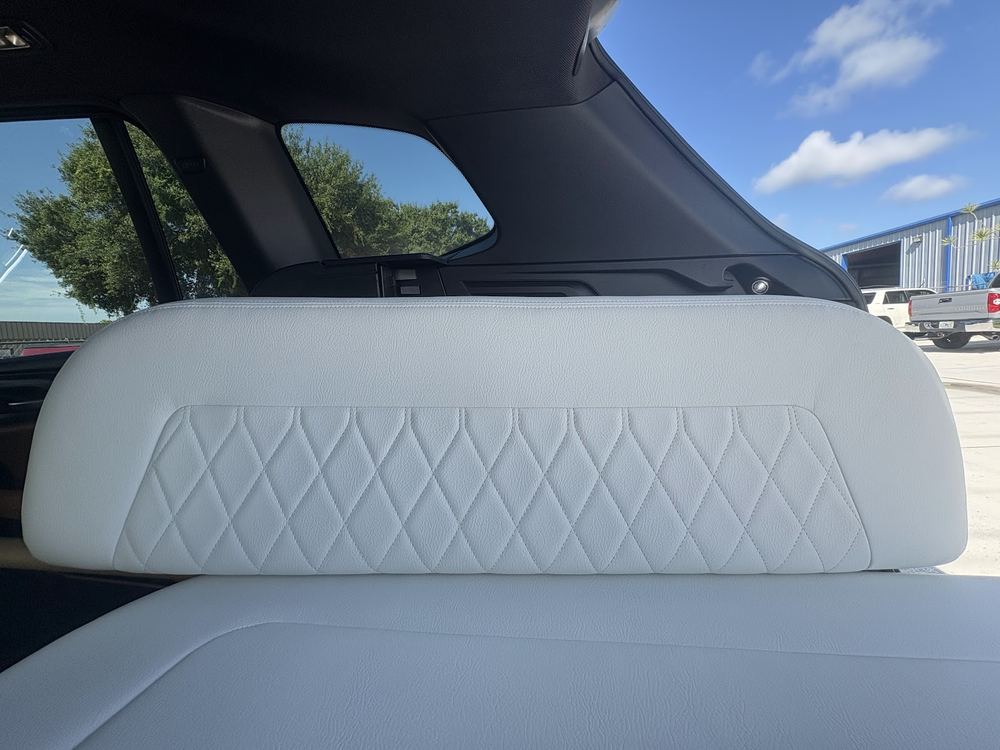 Custom marine cushions and upholstery