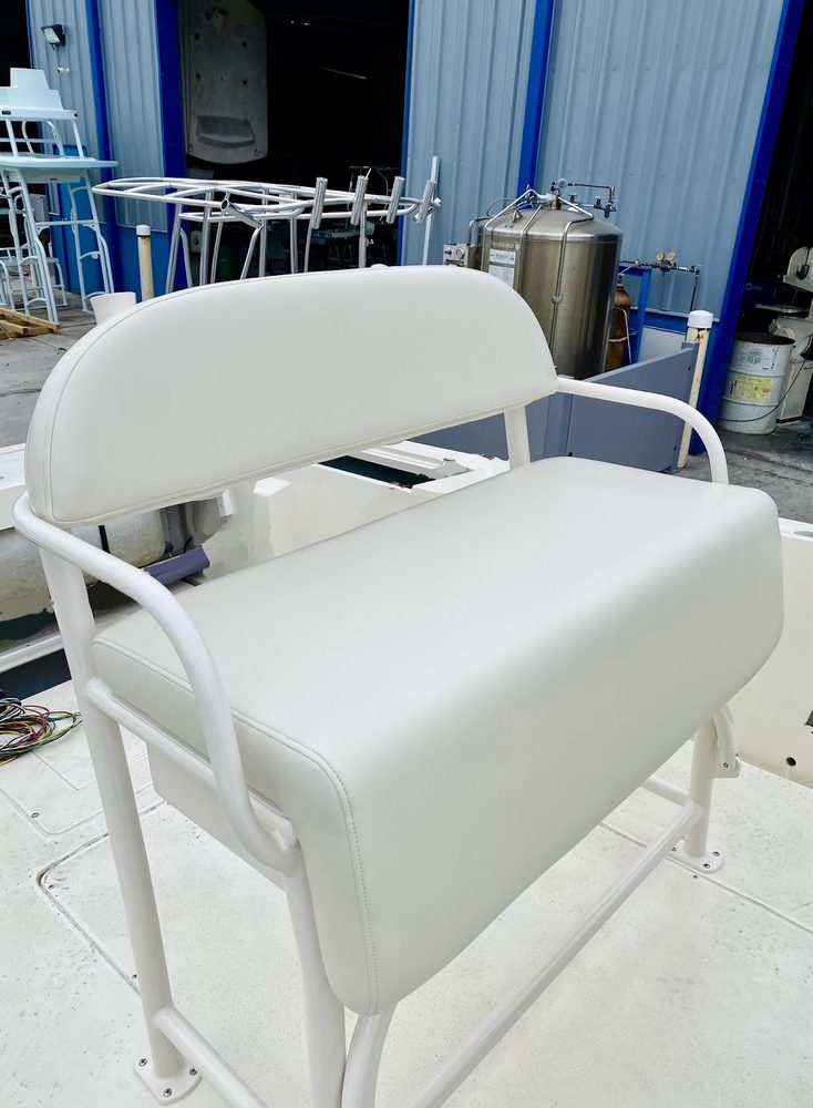 Custom marine cushions and upholstery