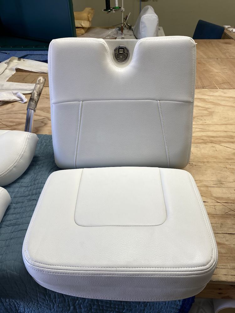 Custom marine cushions and upholstery