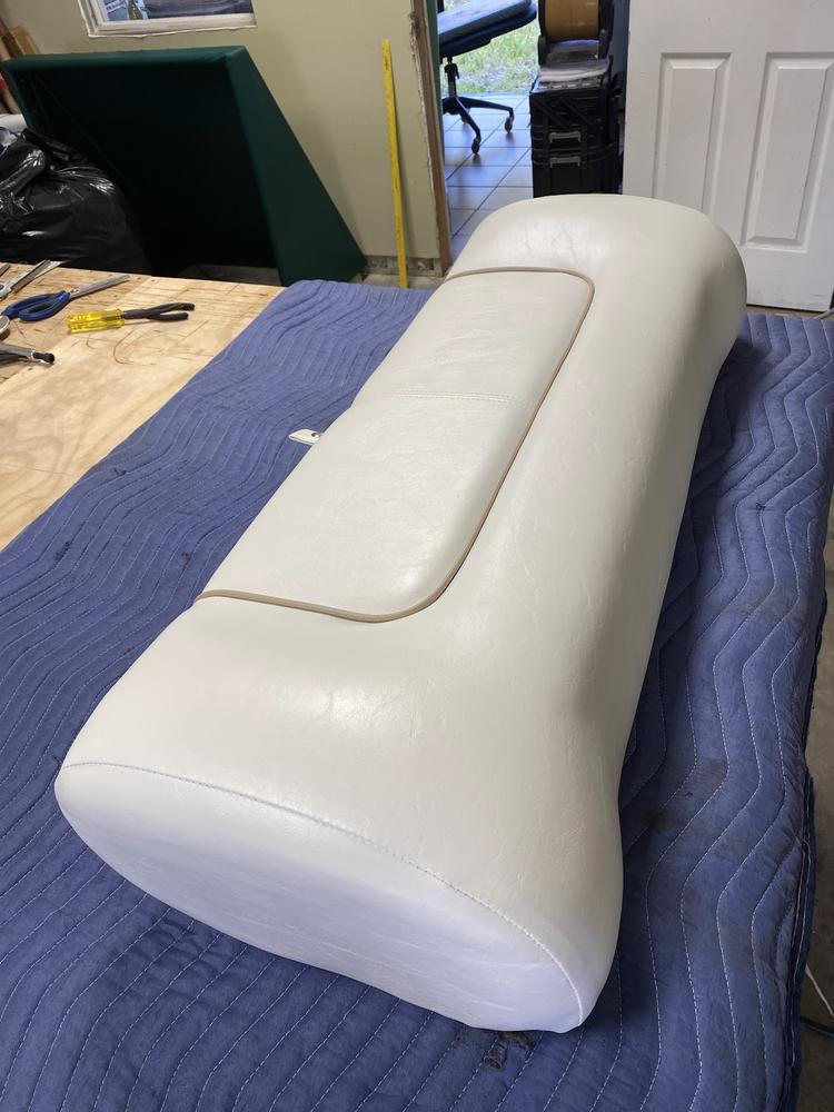 Custom marine cushions and upholstery