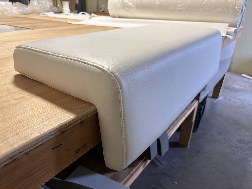 Custom marine cushions and upholstery